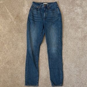 Madewell High Rise Blue Women's Jeans